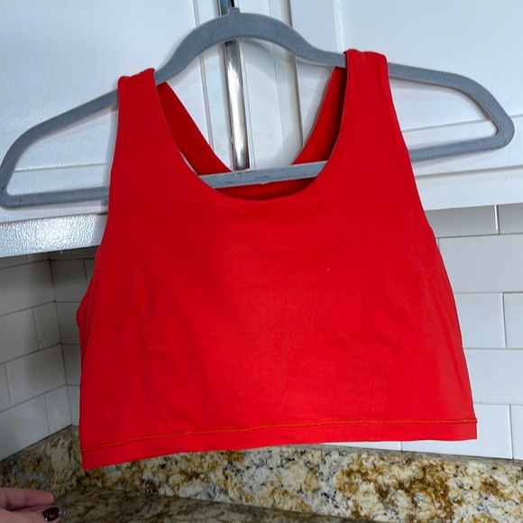 lululemon athletica Other - Reddish orange, size 10, sports bra, Lululemon